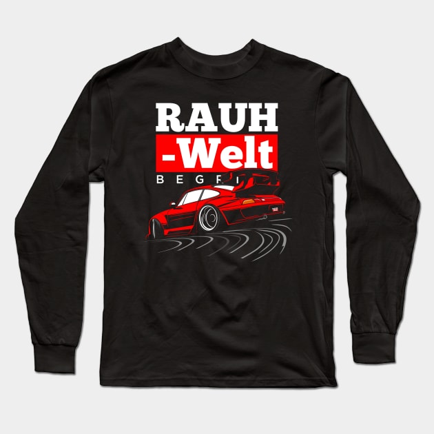 R W B (red) Long Sleeve T-Shirt by Rezall Revolution